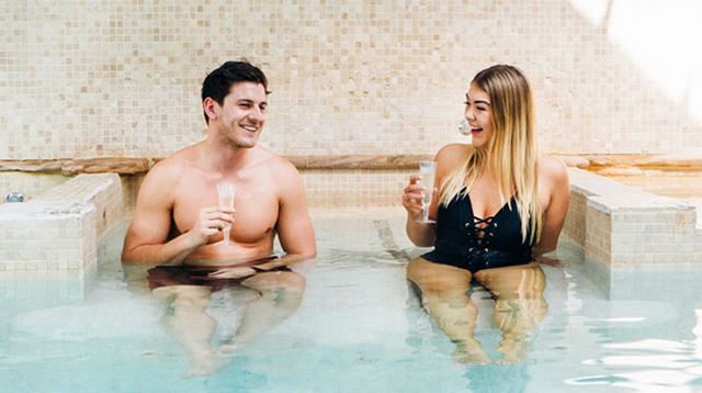 Couple in the pool